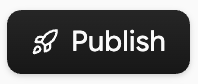 Publish button in the dashboard editor